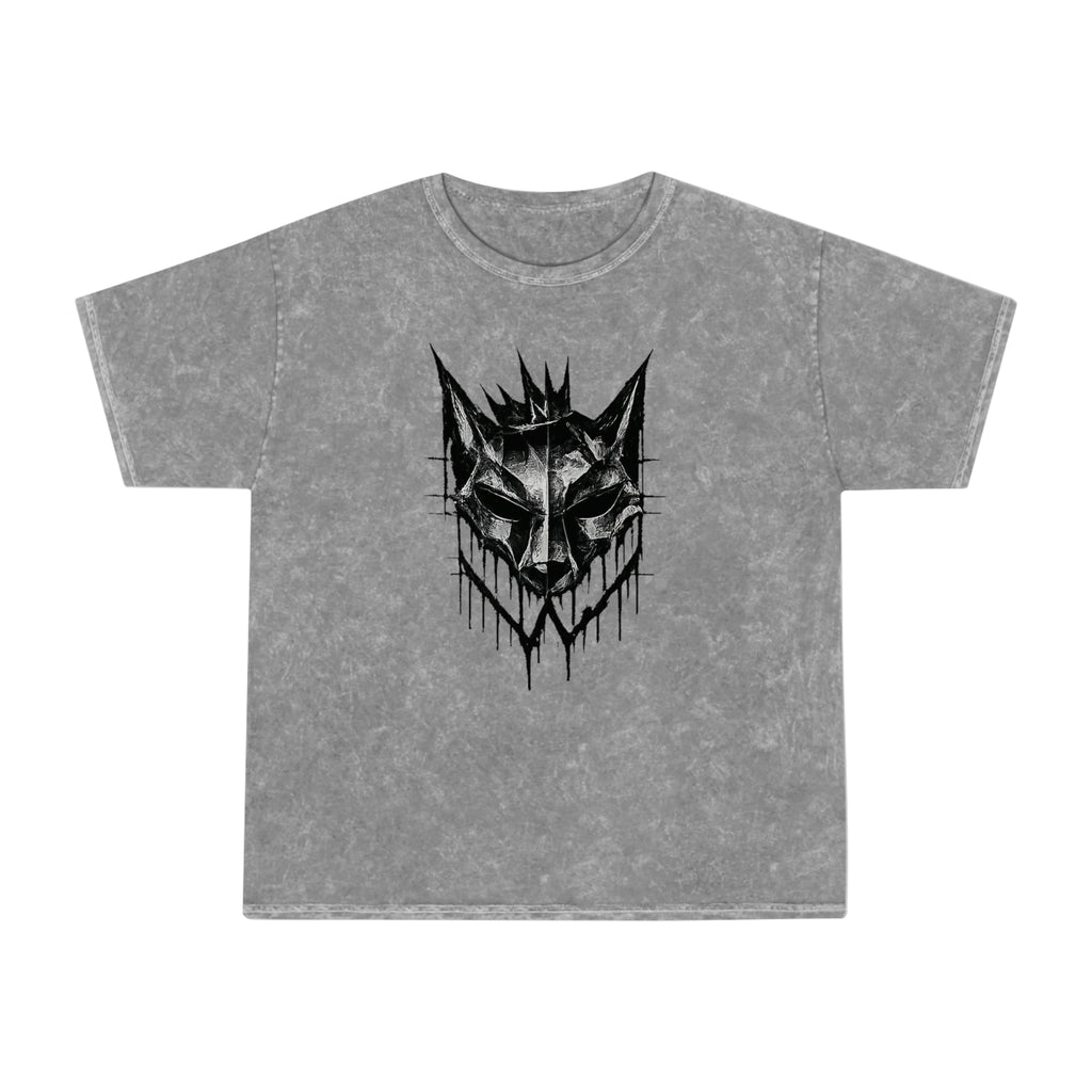NÛLLWØLF - Acid Wash Emblem T-Shirt