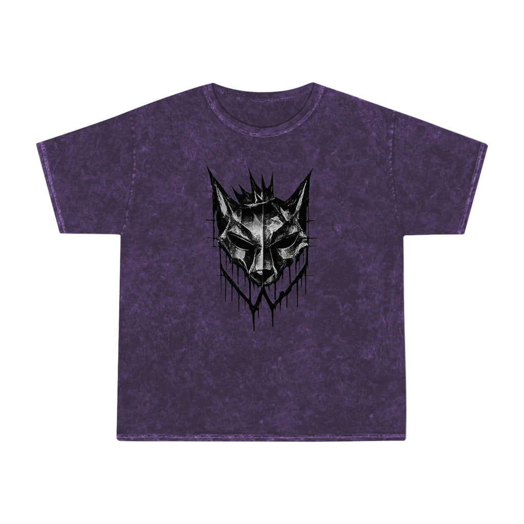NÛLLWØLF - Acid Wash Emblem T-Shirt