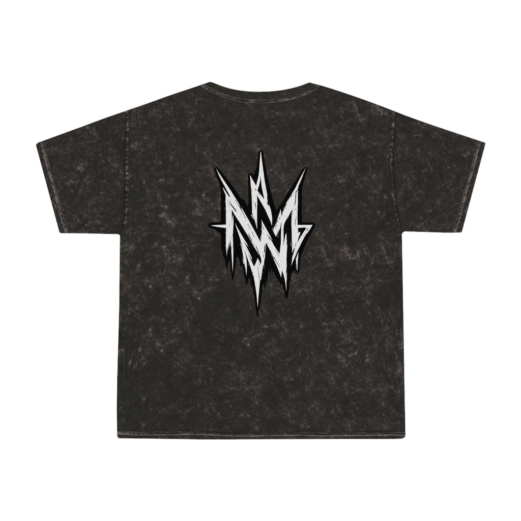 NÛLLWØLF - Acid Wash Emblem T-Shirt