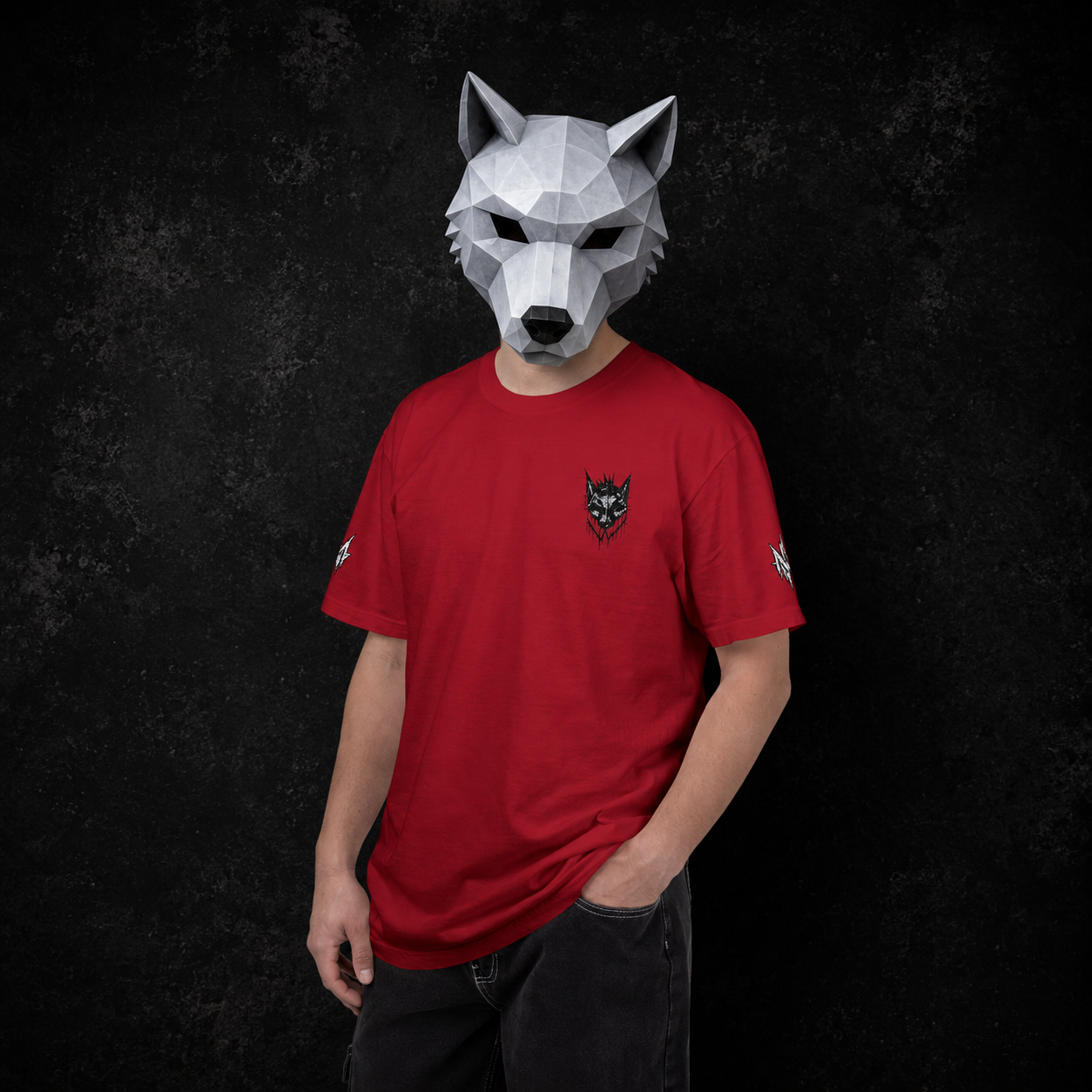 NÛLLWØLF Embroidered Emblem T-Shirt