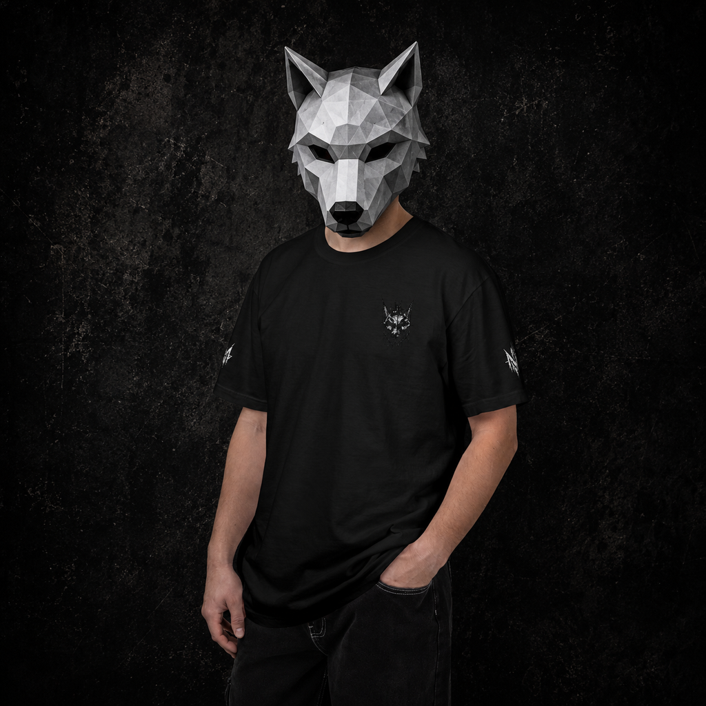NÛLLWØLF Embroidered Emblem T-Shirt