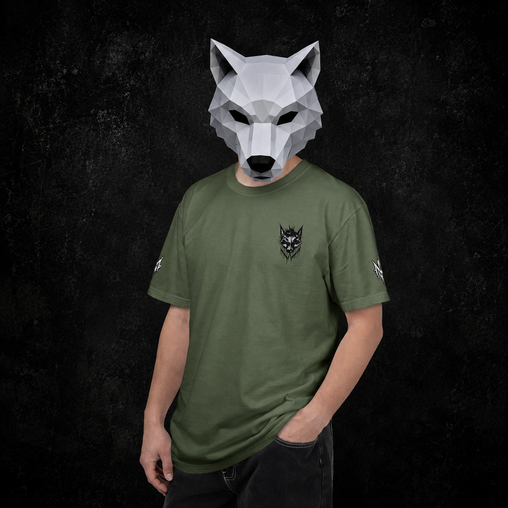 NÛLLWØLF Embroidered Emblem T-Shirt