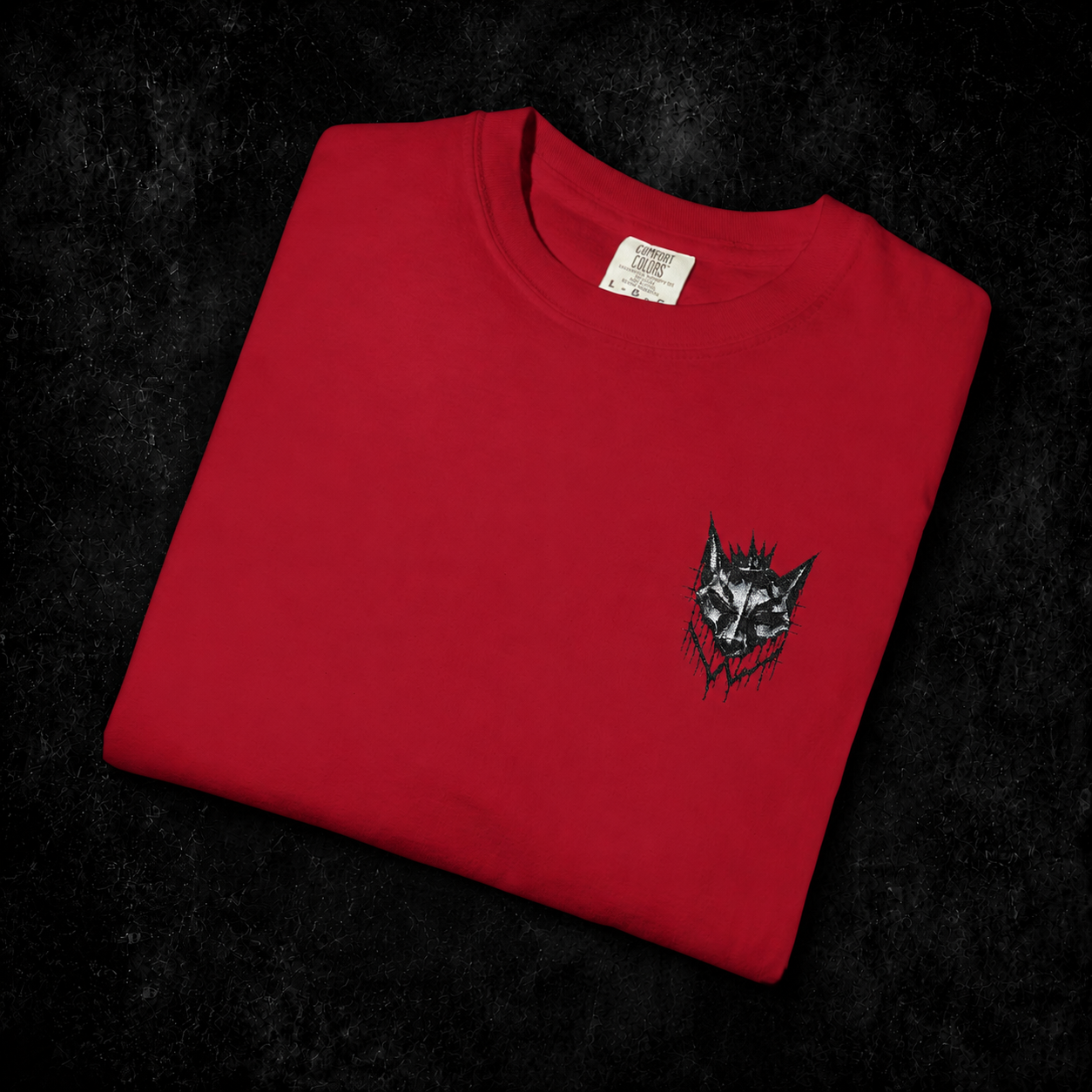 NÛLLWØLF Embroidered Emblem T-Shirt