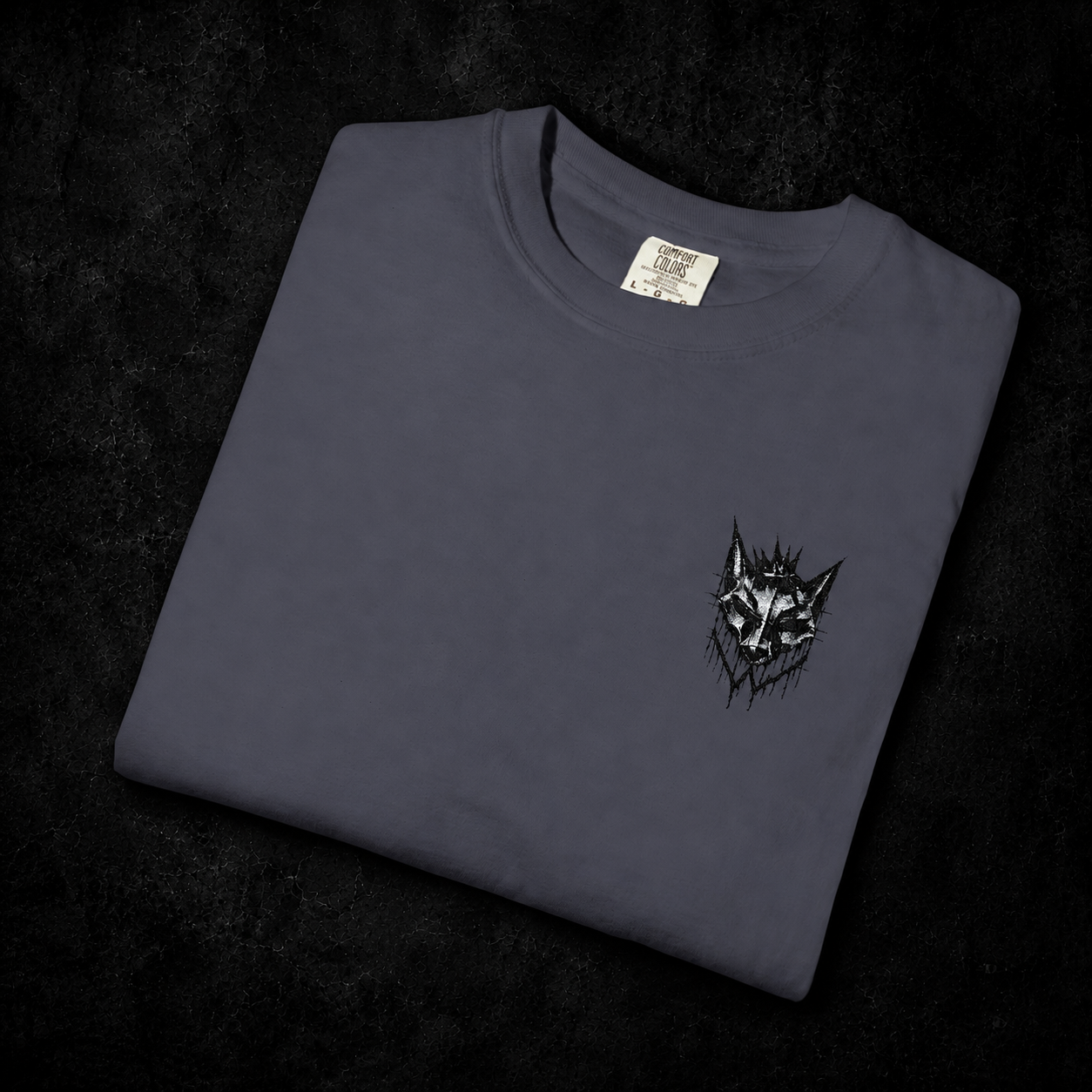 NÛLLWØLF Embroidered Emblem T-Shirt