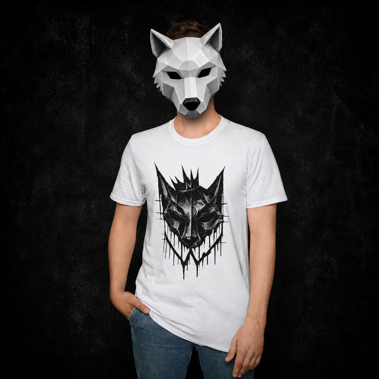 Crowned NÛLLWØLF — Graphic Tee