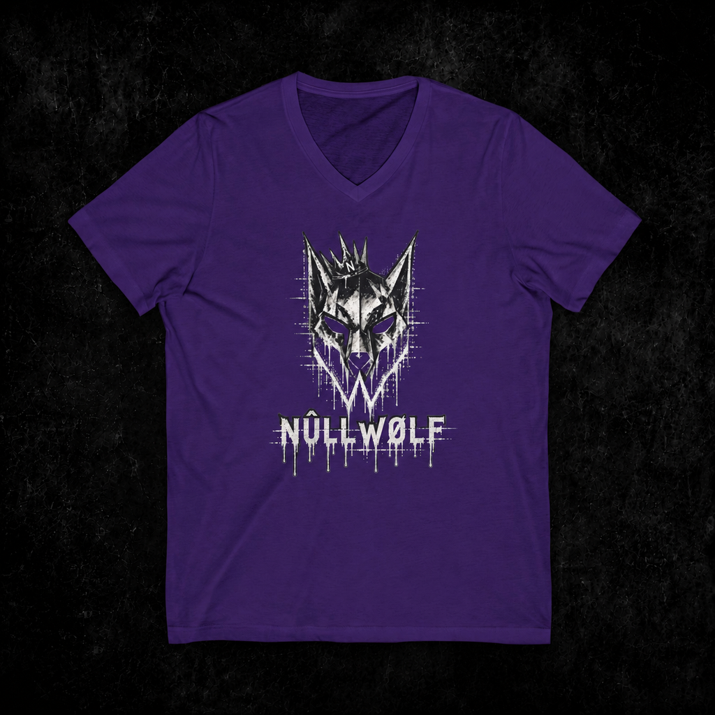 NÛLLWØLF Emblem — V-Neck Tee