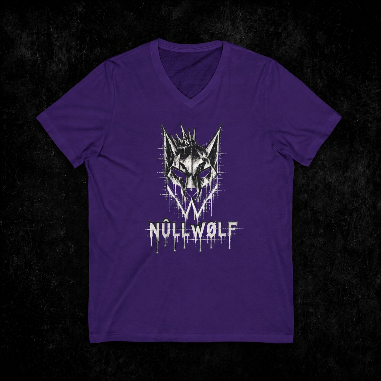 NÛLLWØLF Emblem — V-Neck Tee