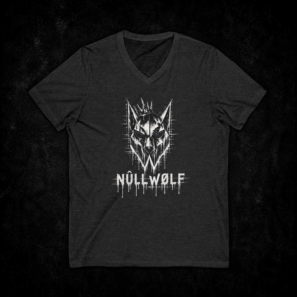 NÛLLWØLF Emblem — V-Neck Tee