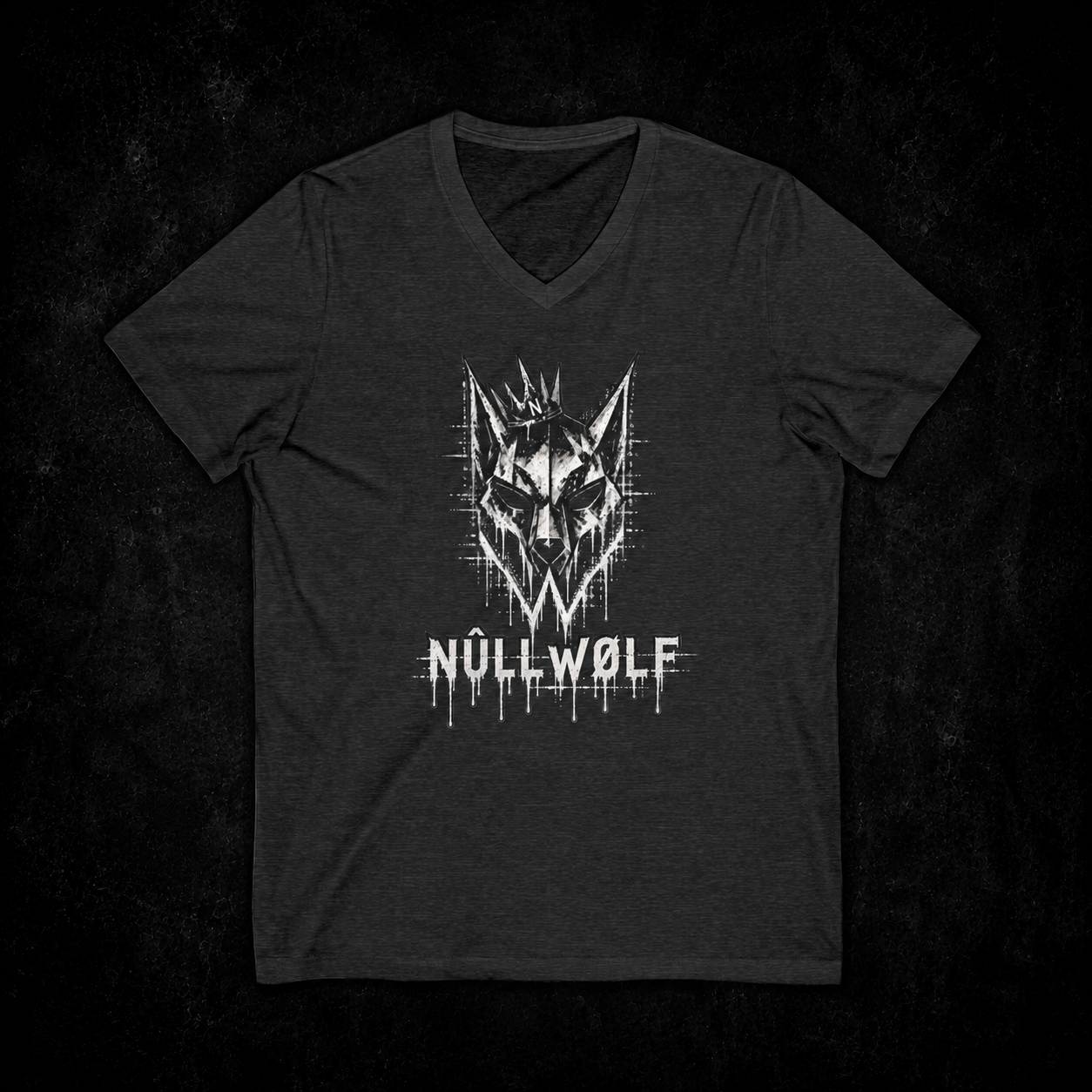 NÛLLWØLF Emblem — V-Neck Tee