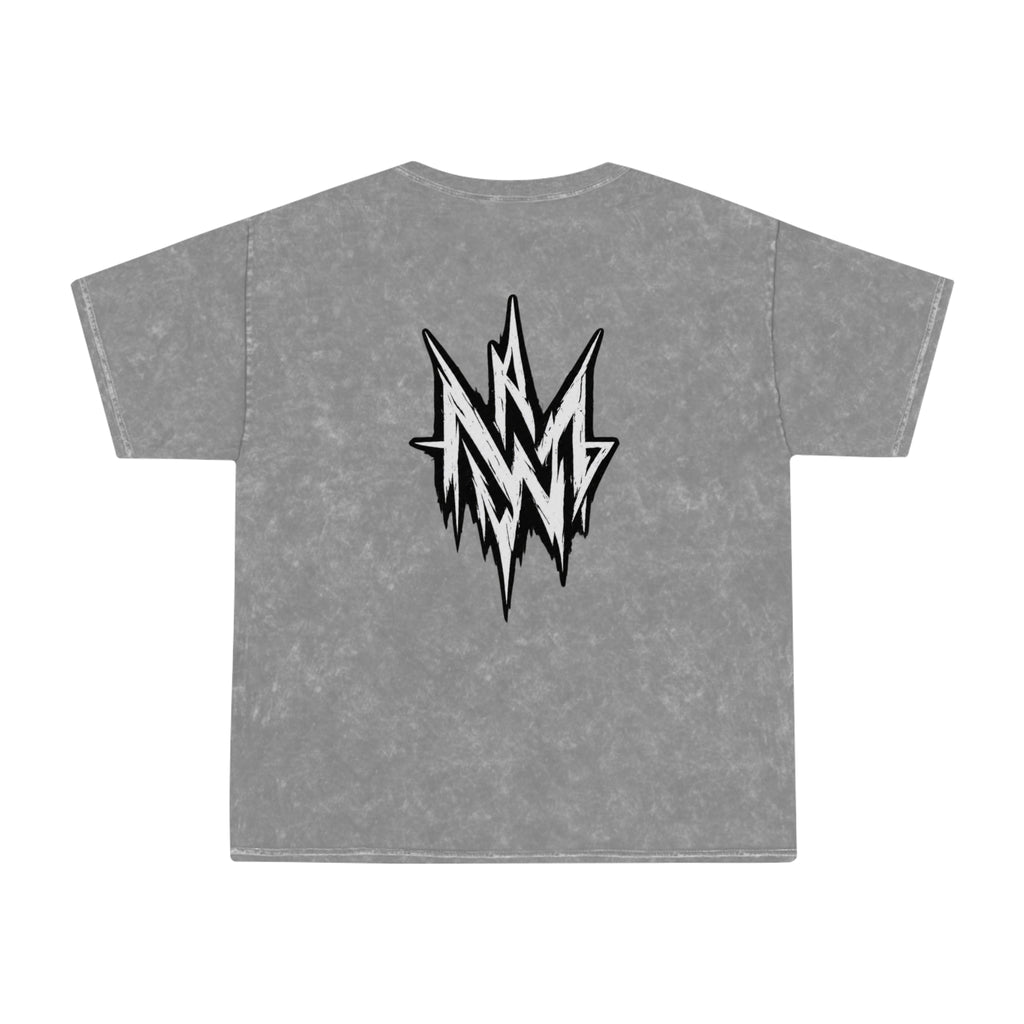 NÛLLWØLF - Acid Wash Emblem T-Shirt