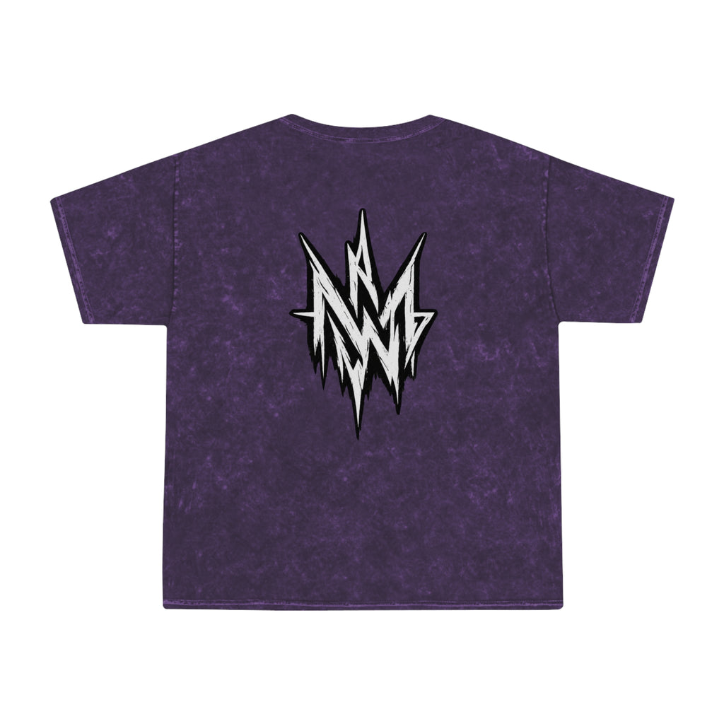 NÛLLWØLF - Acid Wash Emblem T-Shirt